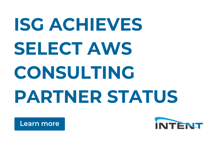 isg achieves select aws cosulting partner status